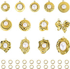 UMAOKANG 13pcs Artificial Pearl Charms by UMAOKANG