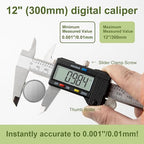 Digital Caliper 0-12" Measuring Tool - Image 2