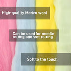 Catopia Wool Roving Yarn, 100G/3.53OZ Soft Felting Wool Pure Chunky Roving Yarn - Image 2