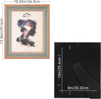 2 Pack 8x10 Vintage Antique Picture Frames, Retro Design - Image 2