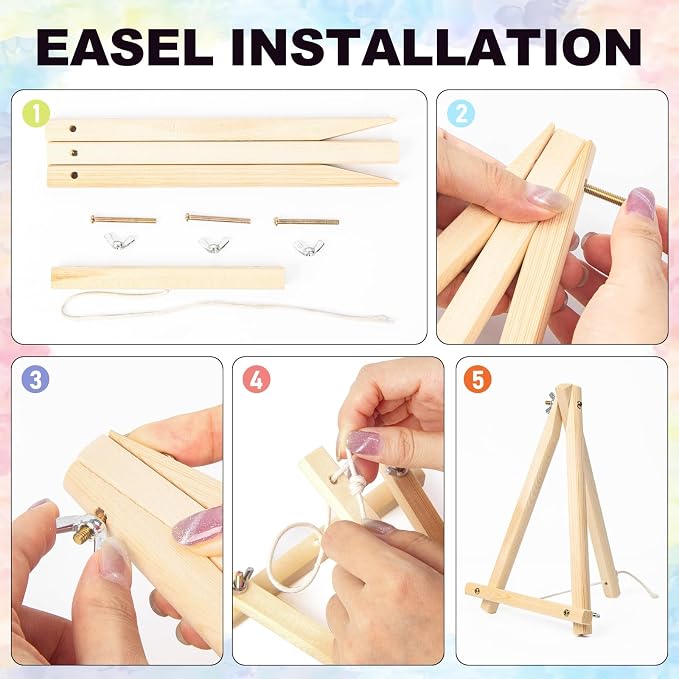 4 Pack Framed Paint by Numbers Kit - Image 6