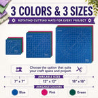 The Quilted Bear Rotating Cutting Mat 12" x 12" - Image 2