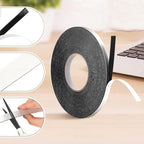 Tatuo 2 Rolls Double Sided Foam Tape 1/2 Inch by 50 Feet Black PE Foam Tape - Image 4