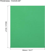 MECCANIXITY EVA Foam Sheets Emerald Green 19.7 Inch x 35.4 Inch 1mm Thick - Image 2