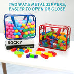 8 Packs 8 Colors Large Toy Storage Bags - Image 4