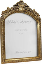 Cuspin 8x10 Picture Frame Vintage Gold Frames, Antique Gold Ornate Resin Photo by Cuspin