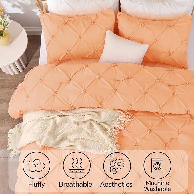BEDELITE Apricot King Size Comforter Set - Image 5