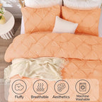 BEDELITE Apricot King Size Comforter Set - Image 5