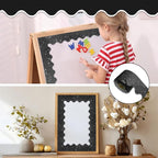 70Ft Shine Black Bulletin Board Borders，Scalloped Poster Boards Decorations Trim - Image 4