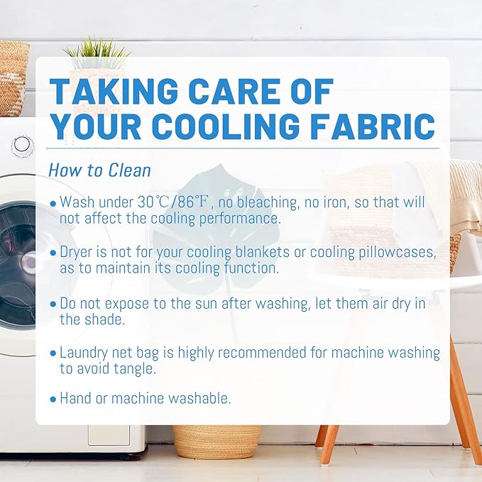 Ailemei Direct Cooling Blanket for Hot Sleepers, Double Sided Cold Effect - Image 6