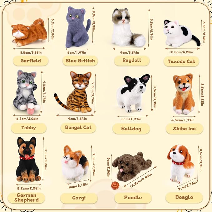 Mayboos 12 Pcs Needle Felting Kit, Animal Needle Felting Beginner Kits Wool - Image 4