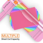 Evteck Paper Cutter 12 Inch Paper Trimmer Slider Crafting Scrapbooking Supplies - Image 5