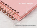 potricher 12 x 12 Inch Large Inch DIY Scrapbook Photo Album 80 Pages Thick - Image 4