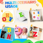 WILLBOND 52 Pcs Back to School Foam Alphabet Letters - Image 6