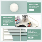 BECOMFORT 12-Drawer Rolling Cart - Image 6