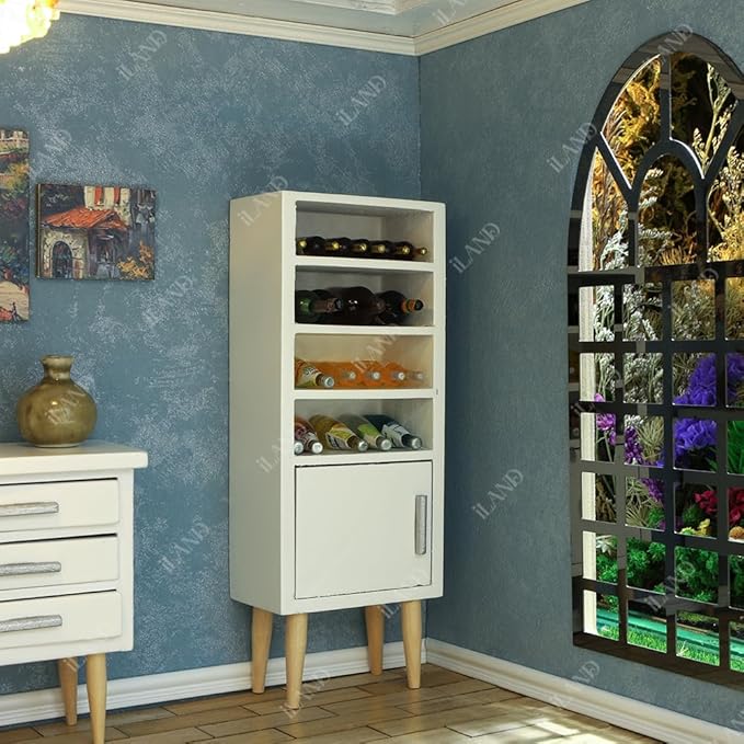 iLAND Dollhouse Furniture on 1/12 Scale of Dining-Room, Wooden Doll House - Image 5