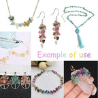 Julie Wang 450PCS Turquoise Irregular Chip Stone Beads 5-8mm Gemstones Crystal - Image 2