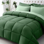 JOLLYVOGUE California King Comforter Set, Ultra-Soft Bed in a Bag 7 Pieces by JOLLYVOGUE