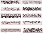 10Pcs Flower Leaf Star Plastic Embossing Folder DIY Craft Template Molds Stamp by QSZKeer
