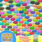 Air Dry Clay 138 Colors, Modeling Magic Clay Set - Image 2