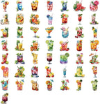 Water Bottles Laptop Phone 50 Packs Cocktails Stickers Computer Guitar - Image 7