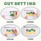 Tintnut Medium Forest Green Puff HTV Vinyl Roll, easy cut & weed, stretch - Image 4