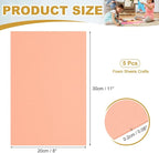 uxcell 5 Pcs Beige EVA A4 Foam Sheets Crafts, 12 x 8 Inch Foam Paper - Image 2