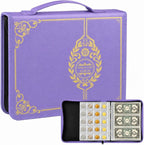 Coin Collection Book Holder for Collectors, 200 Pockets Collecting Album& 30 by Ankhohstoragehardcase