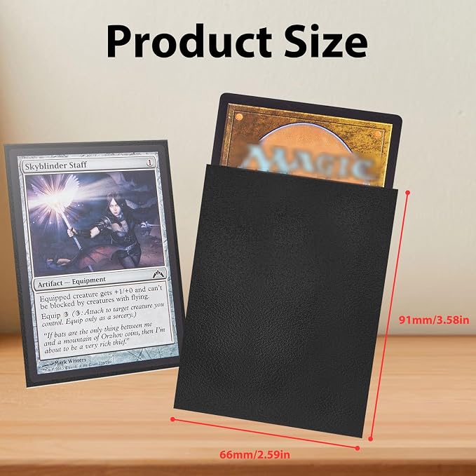 500 Counts Card Sleeves for Trading Cards, FOTEEMO Magic the Gathering Card - Image 2