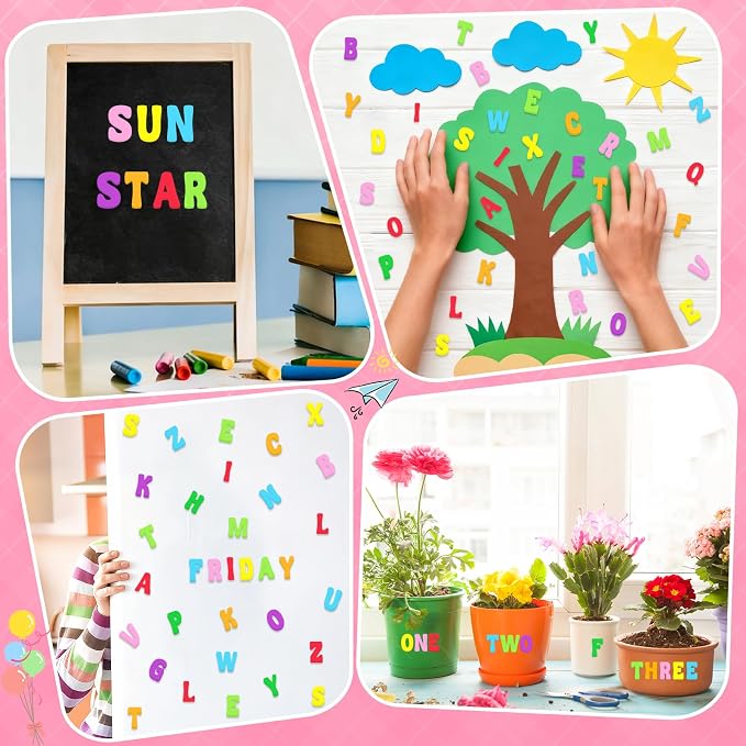 Letter Stickers, 3D Self-Adhesive Alphabet Stickers - Image 8