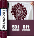 TECKWRAP Heat Transfer Vinyl for T-Shirts, 50+ Washes, REACH Certified & Dryer by TECKWRAP