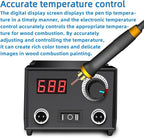 FIRElood Wood Burning Tool, Wood Burner kit Pen 25~750℃, Wood Burning kit - Image 3