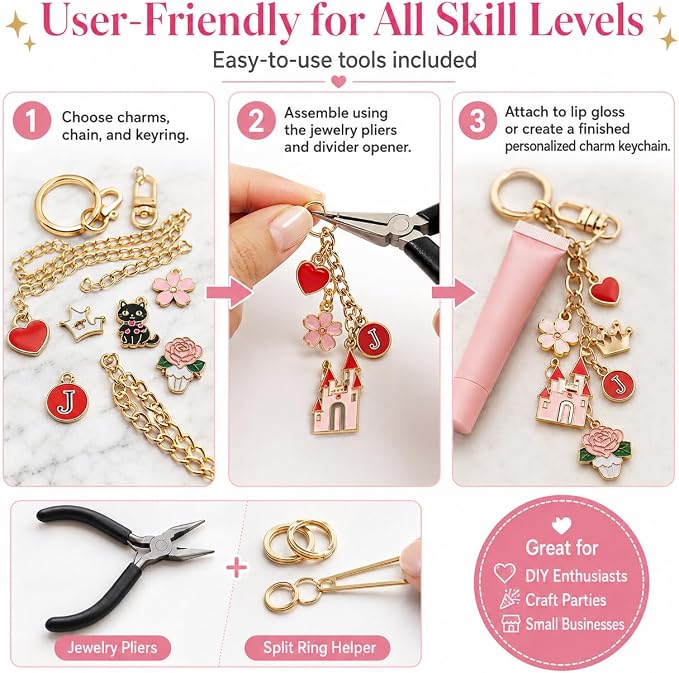 ZOODAMAI 544-Piece Jewelry Making Kit - Image 3