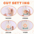 Tintnut Deep Peach Puff Heat Transfer Vinyl Roll, easy cut & weed, stretch - Image 4