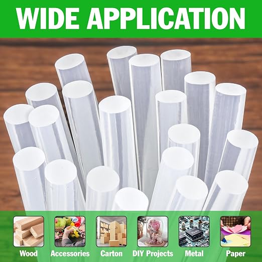 150 PCS Hot Glue Sticks, Full Size 8" Long x 0.43" Diameter Glue Sticks - Image 5