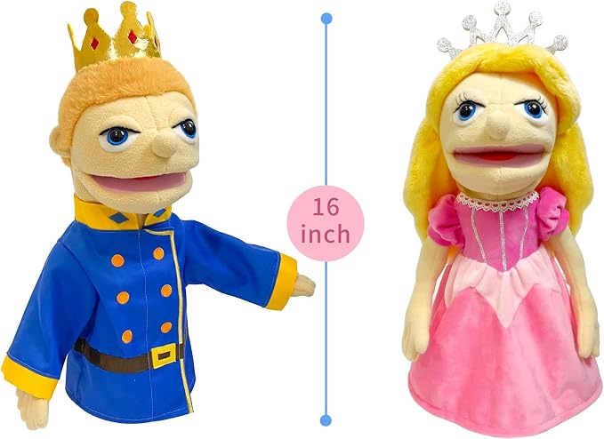 16" Puppets Entriloquist Puppet, Hand Puppets - Image 4