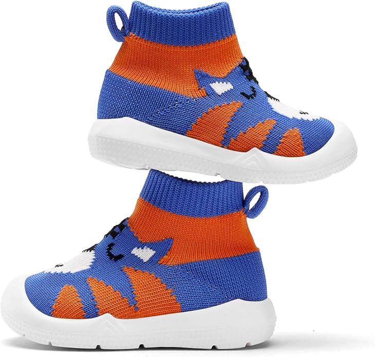 Engtoy Baby Shoes & Socks - Non-Slip Breathable Slippers with Soft Rubber Sole - Baby Boys & Girls Slip On Sneakers