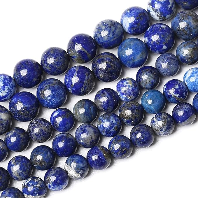 Zenkeeper 116 Pcs Lapis Lazuli Beads by Zenkeeper