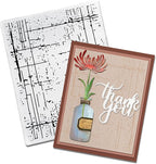 Threetols 3-D Textured Impressions Embossing Folder, Dot Background Embossing by Threetols