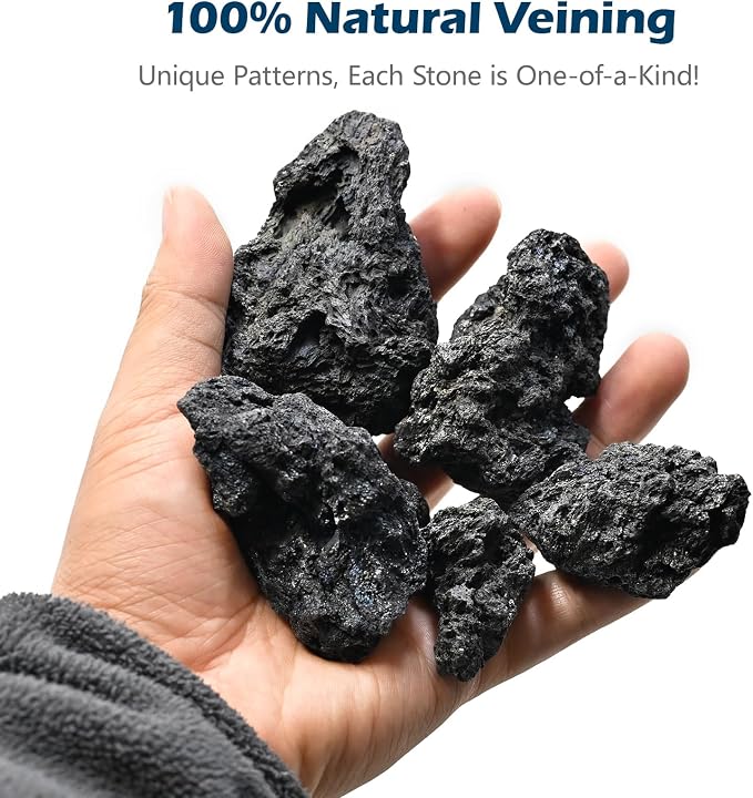 Natural Volcanic Lava Rock 1-2.5 Inches Decorative Stones - Image 2
