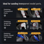 stedi Hobby Model Polishing Tools 3 PCS, Precision Glass Polishing Files - Image 5