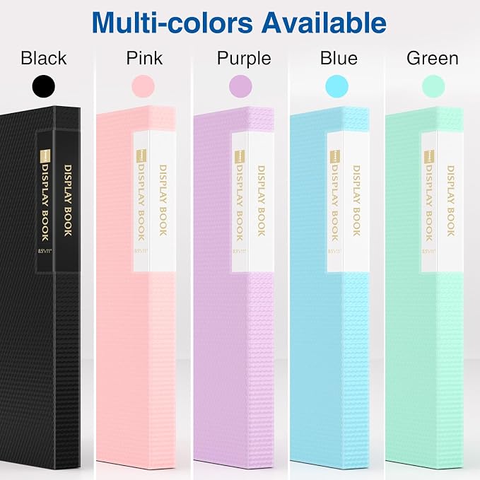 Sooez Binder with Plastic Sleeves 30-Pocket, Displays 60 Pages, 8.5x11 - Image 6