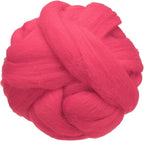 uxcell 3.53oz Wool Roving Yarn, Needle Felting Wool Fiber DIY Craft Needle Wet by uxcell
