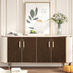 CHIHUT Brown Velvet Wallpaper Peel and Stick Self Adhesive Felt Drawer Liner - Image 4