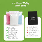 Podzly Decorative Bulk Craft Sand – 5 lb White Fine Grain Sand - Image 4