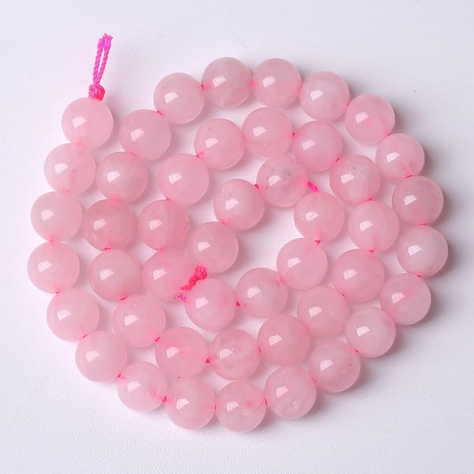 Rose Pink Quartz Beads - Image 5