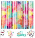 Tintnut Dreamy Tie Dye Heat Transfer Vinyl, PU HTV Sheets, easy cut & weed by Tintnut