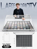 Ultra-Thin 31.4 x 23.6inch Portable Aluminum Card Display Case - Image 2