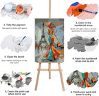 Lxmsja Elegant Woman Paint by Numbers Kit - Image 7
