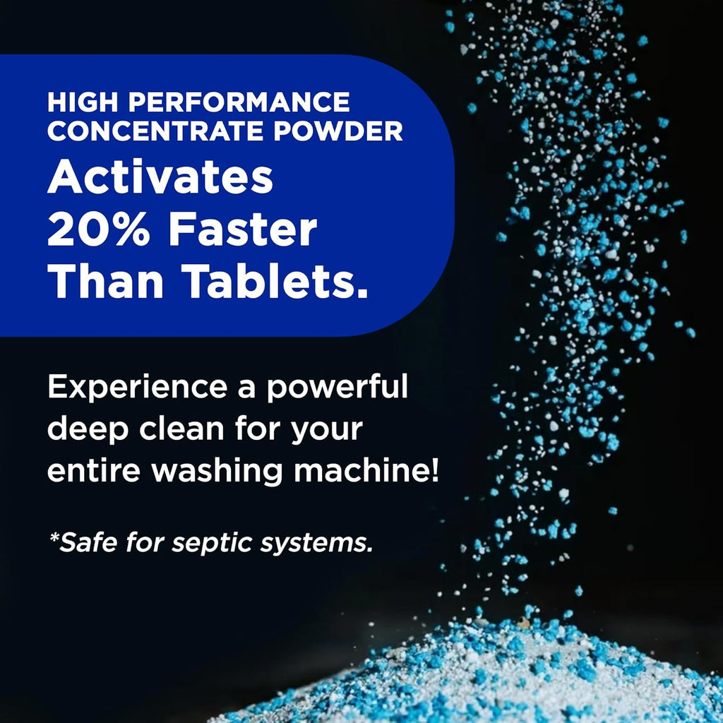 Tide Washing Machine Cleaner, Washer Machine Cleaner with Oxi for Front and Top Loader Washer Machines, Deep Cleaning Residue & Odor Eliminator, 10 Month Supply + Calendar